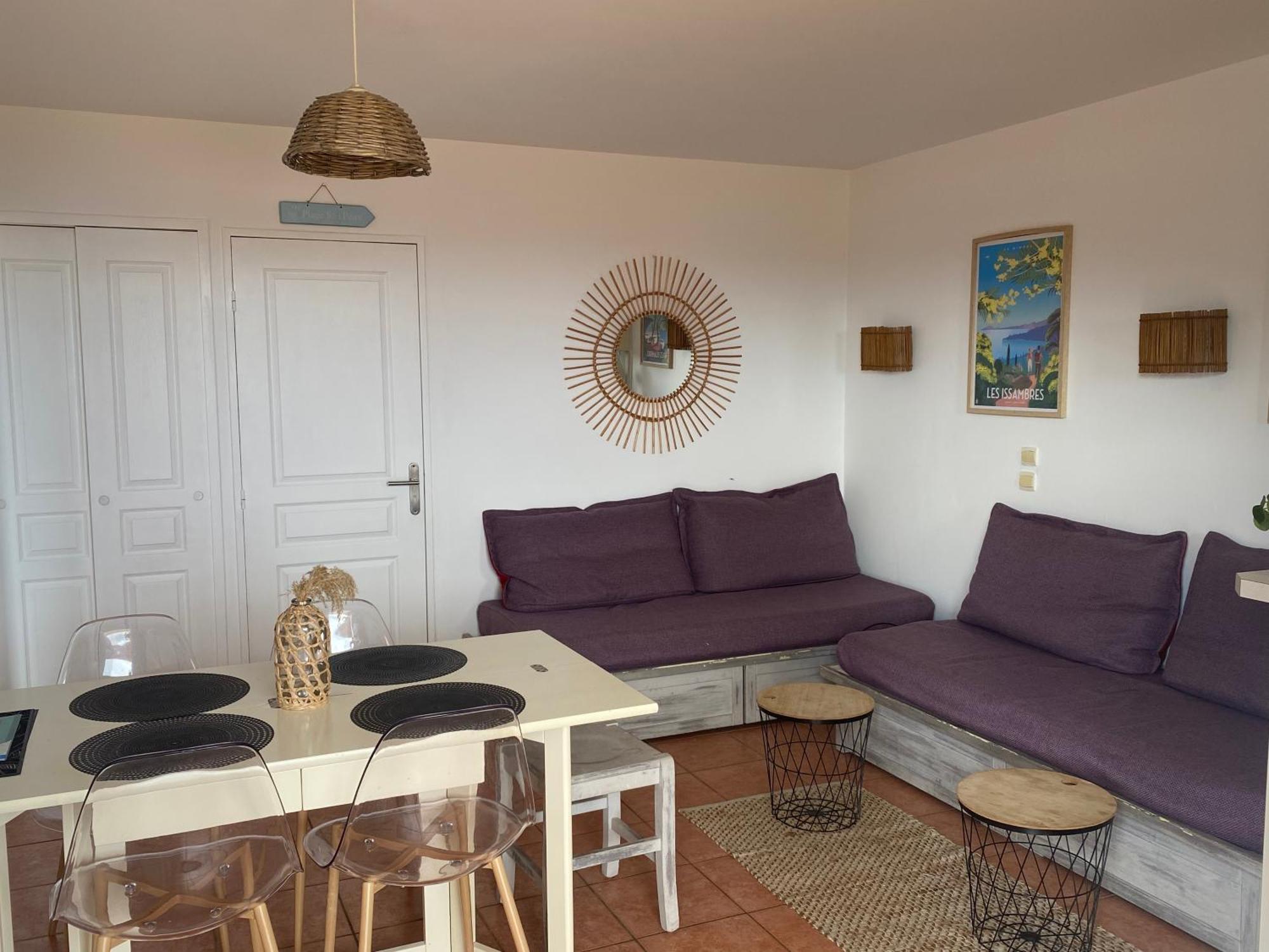 Tres Bel Appartement T3 Avec Splendide Vue Mer Les Issambres Exterior foto